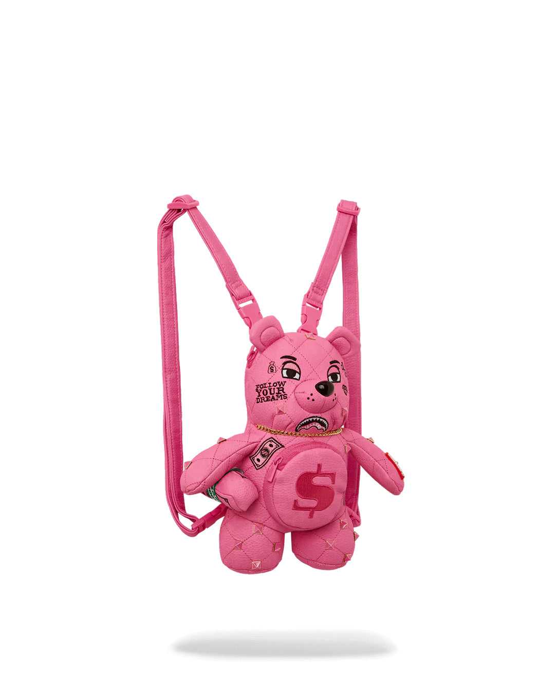 Σακιδια Sprayground Pretty Little Punk Mini Bear Cub ροζ | 6534LUCQB