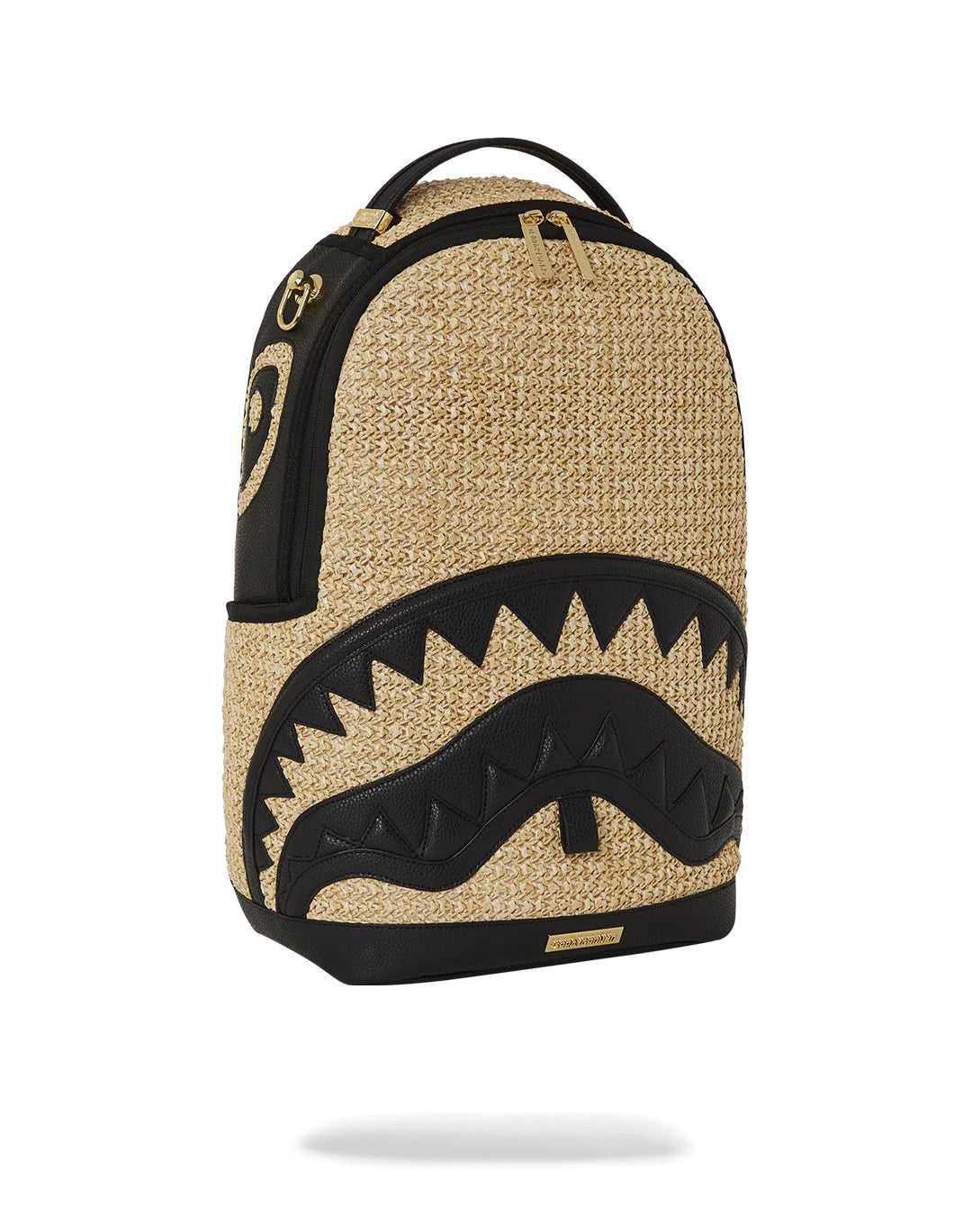 Σακιδια Sprayground Raffia Shark Μπεζ | 1680VKBXU