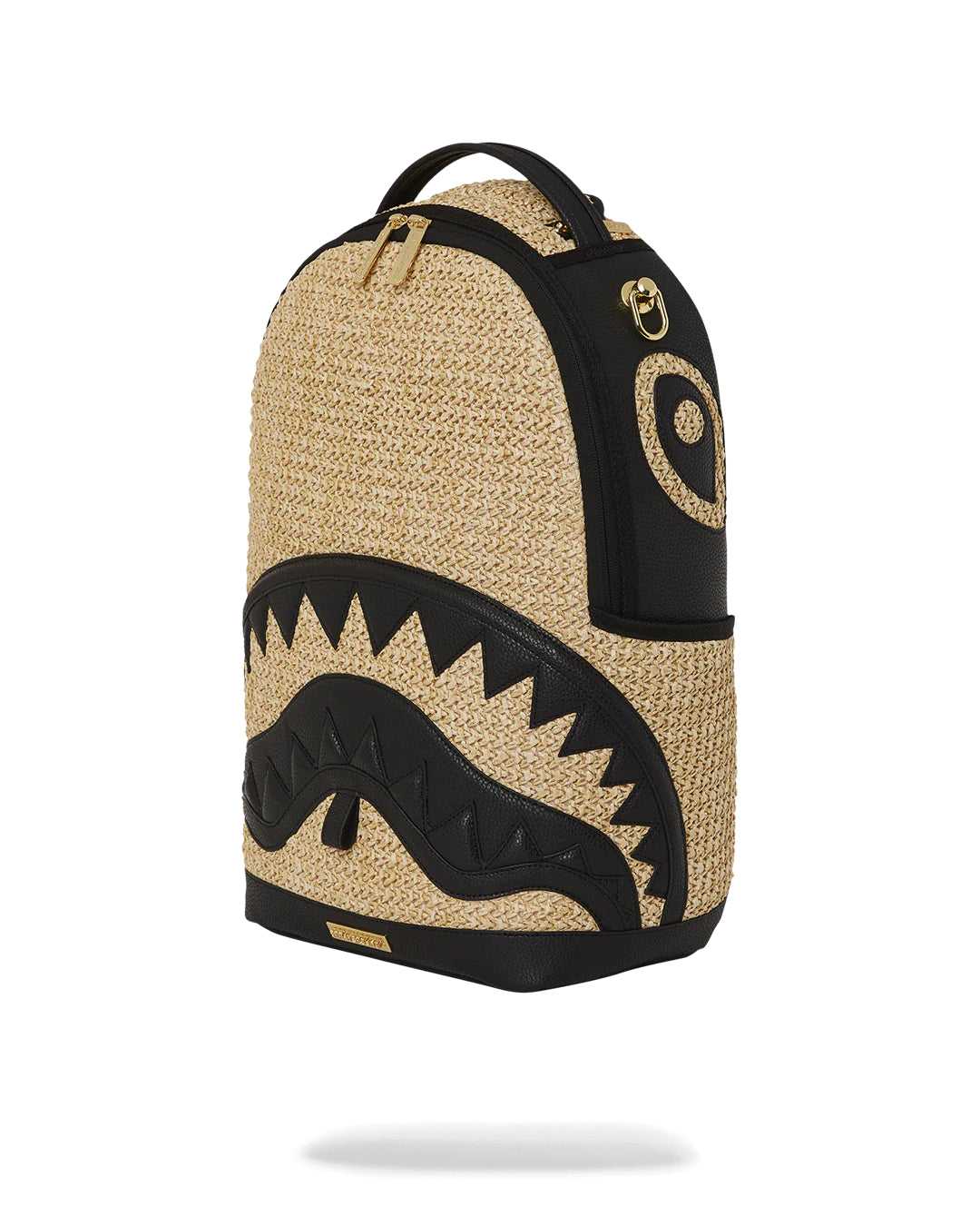 Σακιδια Sprayground Raffia Shark Μπεζ | 1680VKBXU