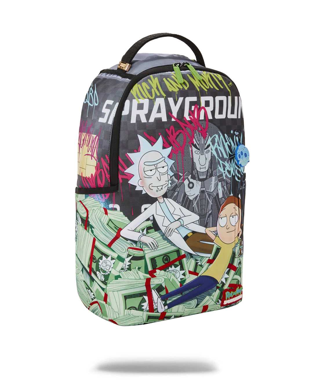 Σακιδια Sprayground Rick And Morty Grafitti Money Dlxr πρασινο | 0269AHRNV