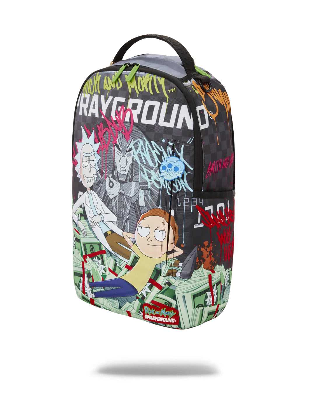 Σακιδια Sprayground Rick And Morty Grafitti Money Dlxr πρασινο | 0269AHRNV