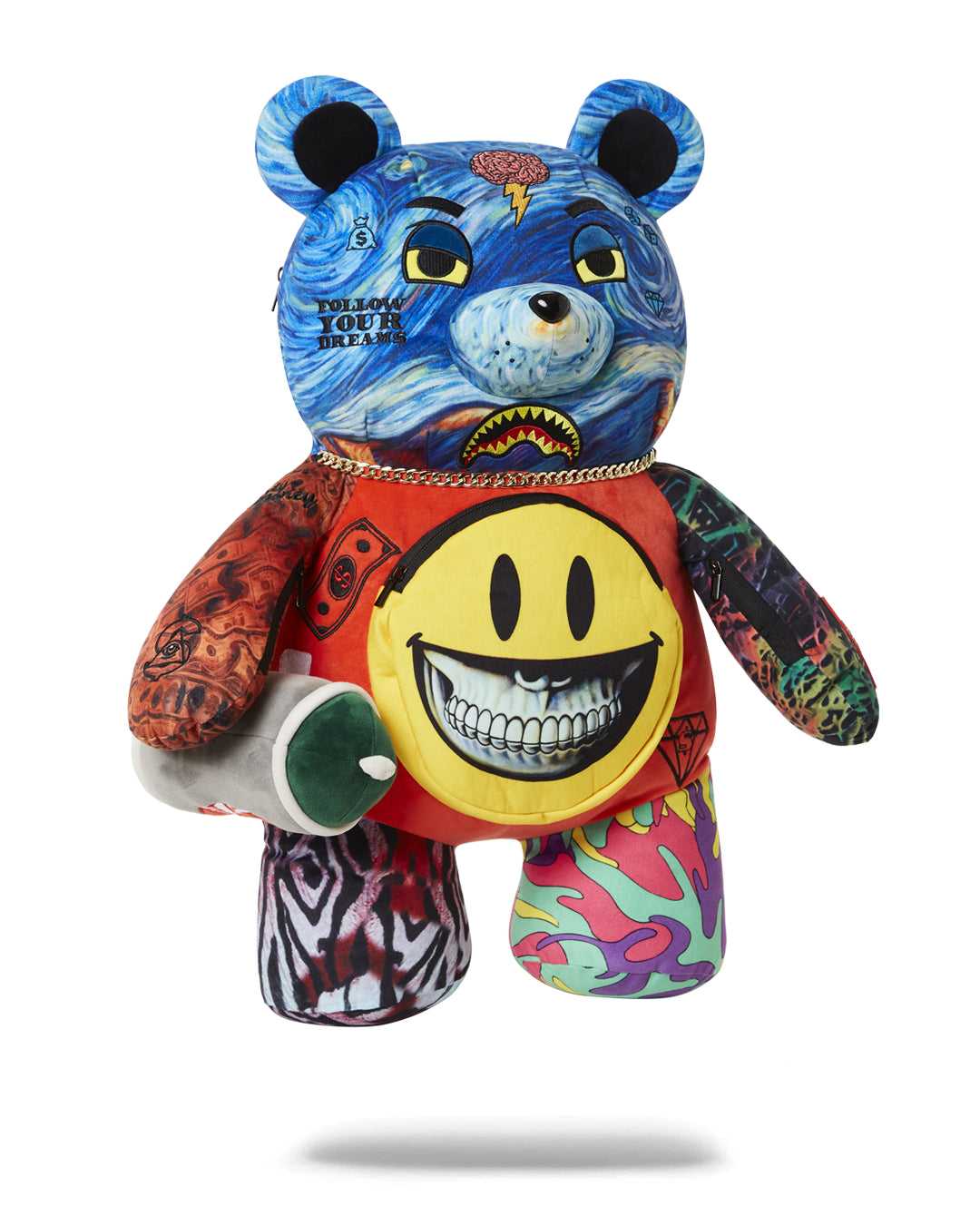 Σακιδια Sprayground Ron English Bear μπλε | 0273OTNYB