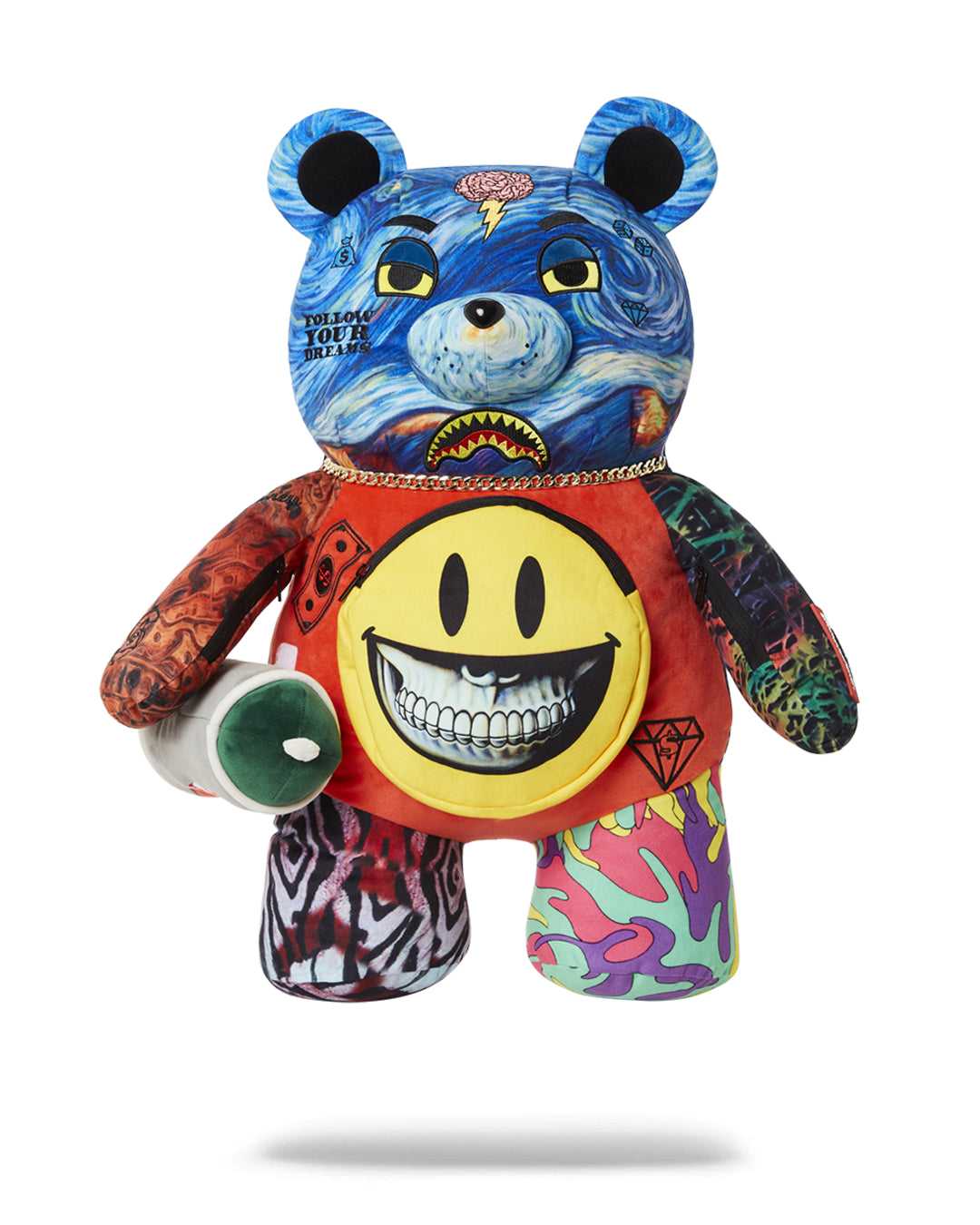 Σακιδια Sprayground Ron English Bear μπλε | 0273OTNYB