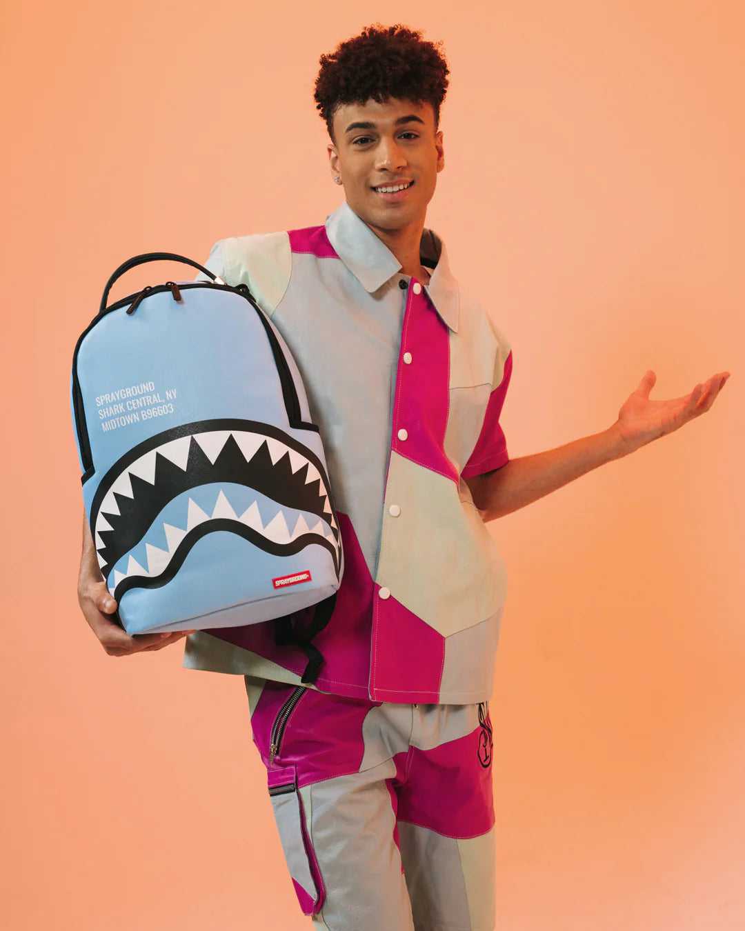 Σακιδια Sprayground Shark Central 2.0 Dlxsv μπλε | 5287NGODY