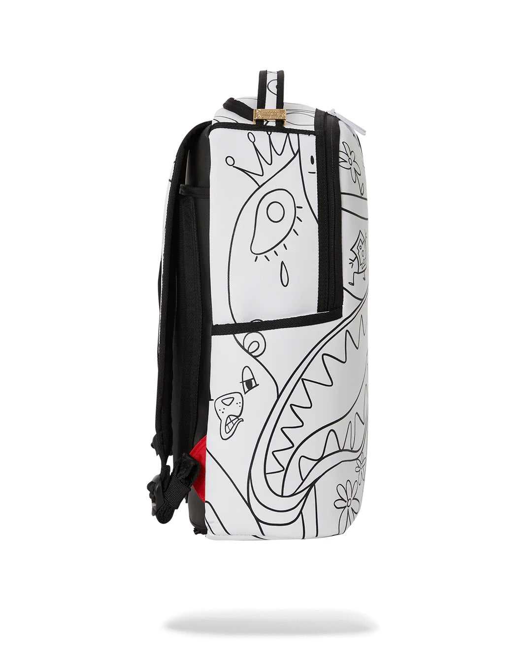 Σακιδια Sprayground Shark Doodle Dlxv ασπρα | 7539SRKPO