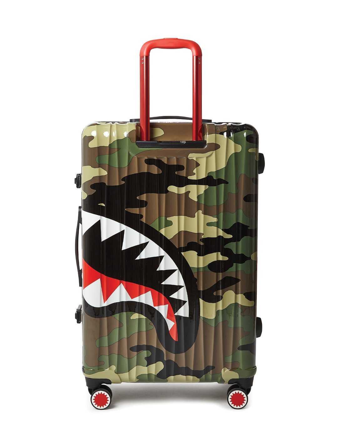 Βαλιτσεσ Sprayground Shark Mouth Large καμουφλάζ πρασινο | 2406BDHYU