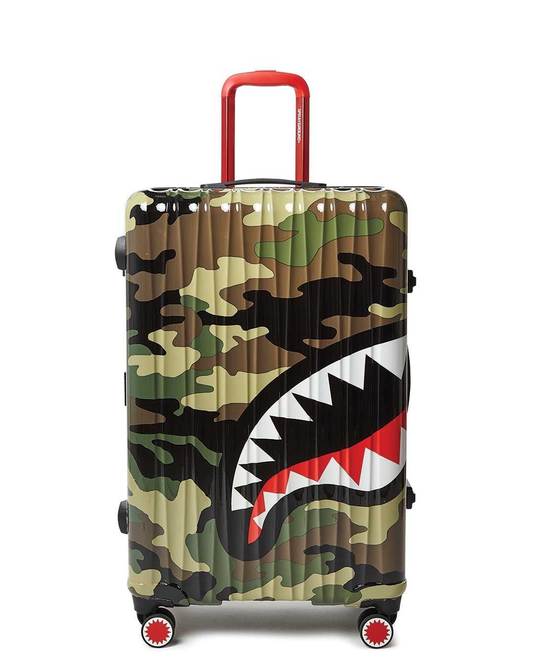 Βαλιτσεσ Sprayground Shark Mouth Large καμουφλάζ πρασινο | 2406BDHYU