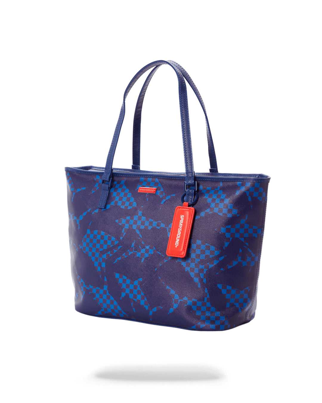 Τσαντεσ Sprayground Shark Pattern Tote καμουφλάζ μπλε μπλε | 0492RMPVZ