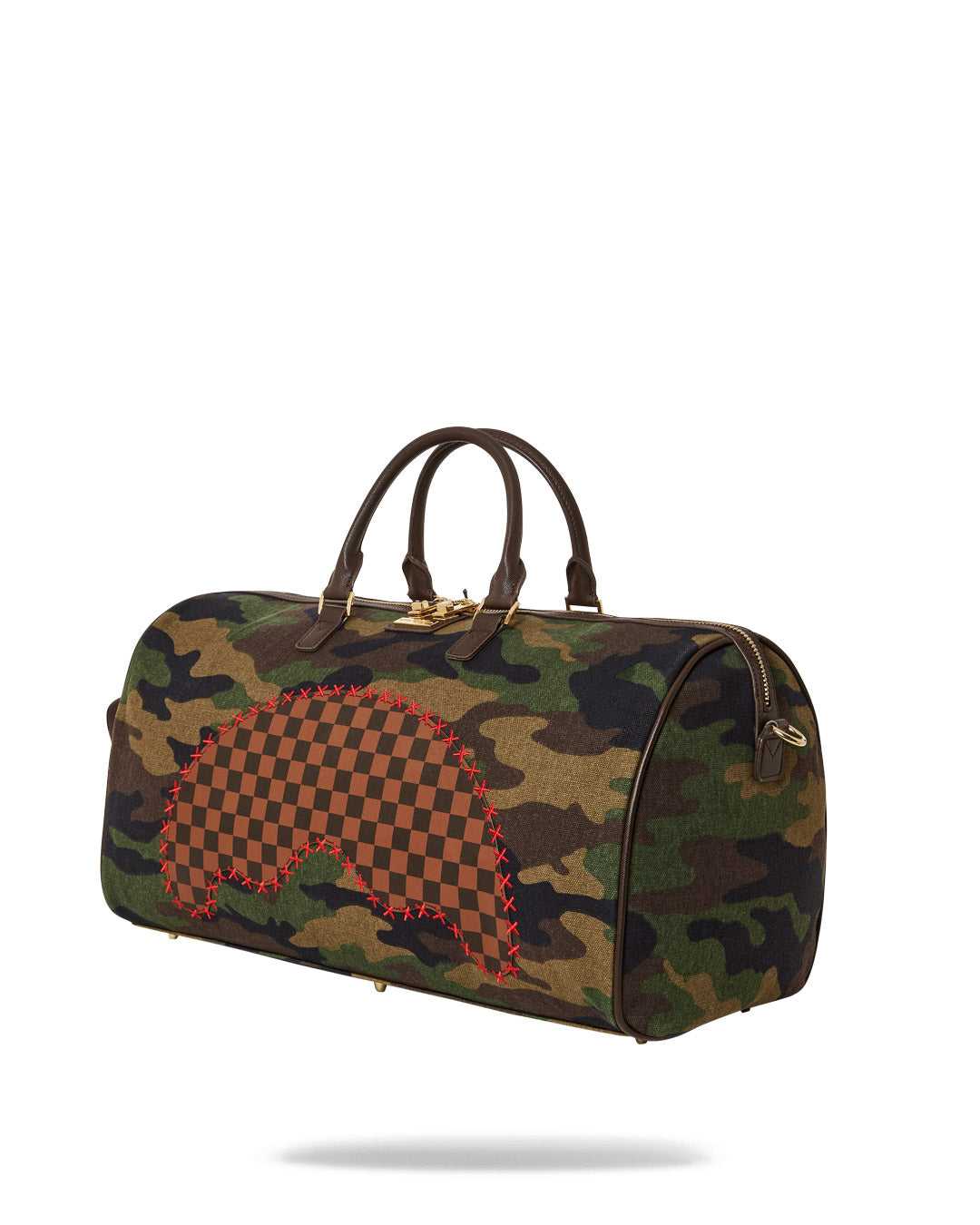 Τσαντεσ Sprayground Shark Shape Check Duffle πρασινο | 0453TEMFN