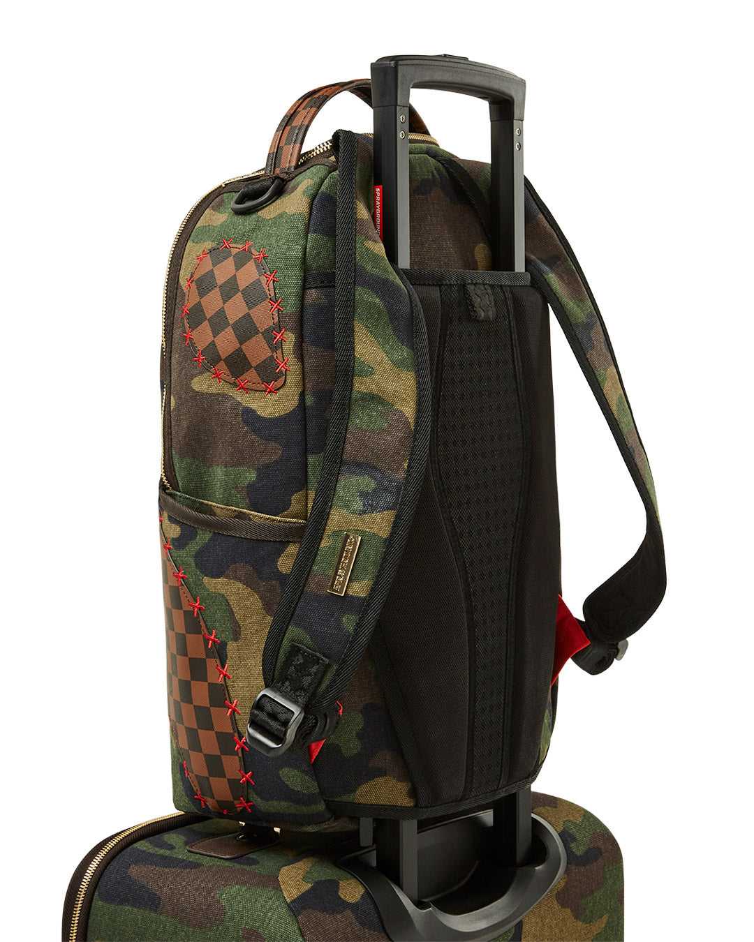 Βαλιτσεσ Sprayground Shark Shape Check πρασινο | 7908UAHXI