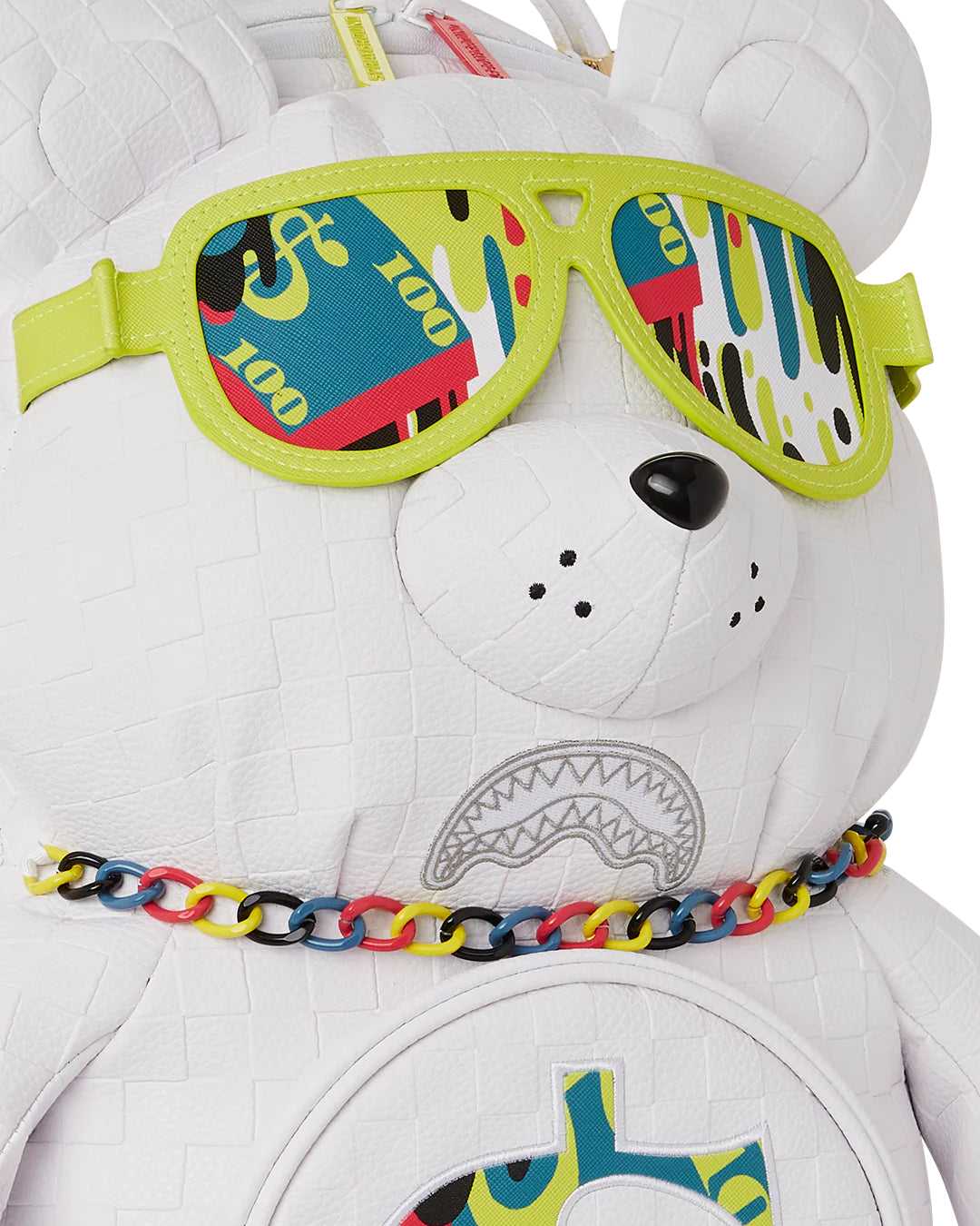 Σακιδια Sprayground Shark Trip Moneybear ασπρα | 9762RUJEF