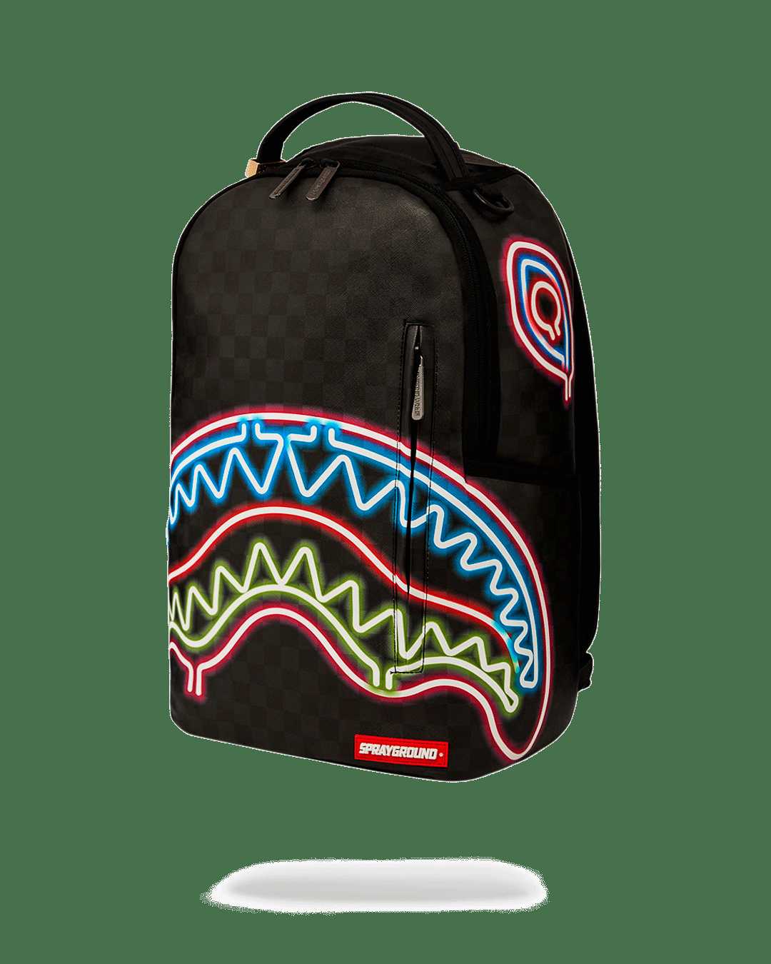 Σακιδια Sprayground Sharks In Paris Glow Dlx μαυρα | 2956LJDBR