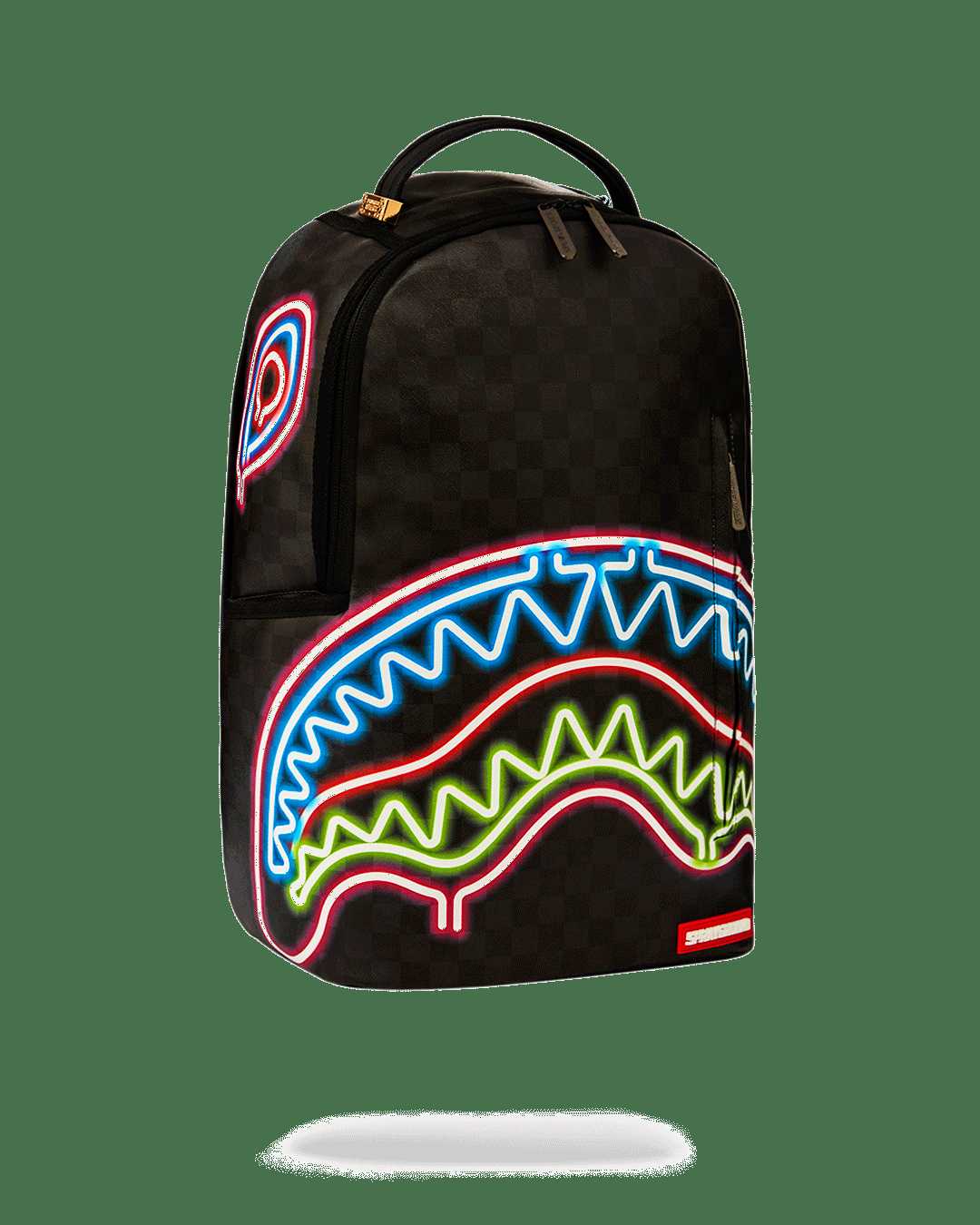 Σακιδια Sprayground Sharks In Paris Glow Dlx μαυρα | 2956LJDBR