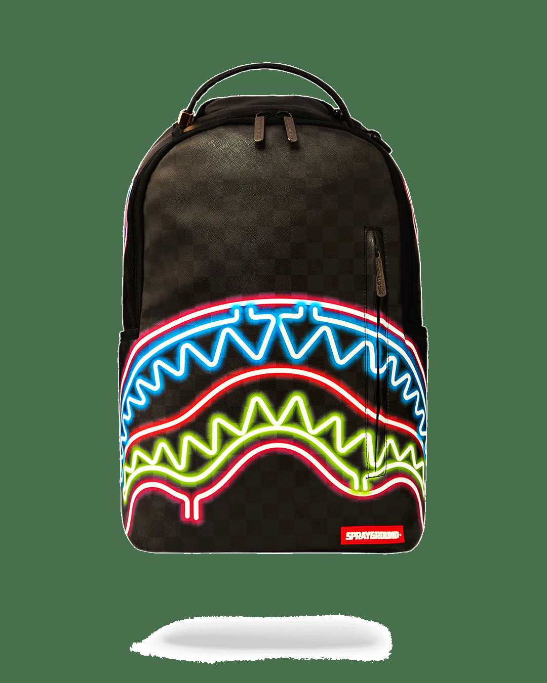 Σακιδια Sprayground Sharks In Paris Glow Dlx μαυρα | 2956LJDBR