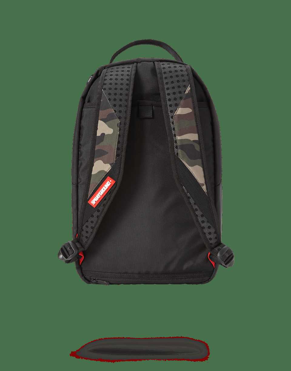 Σακιδια Sprayground Side Shark Double Cargo καμουφλάζ μαυρα | 9581SEMOT