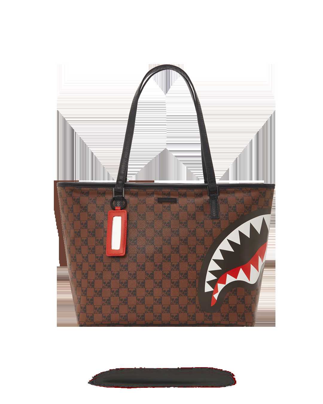 Τσαντεσ Sprayground Skull Check Tote καφε | 7896LEXGO