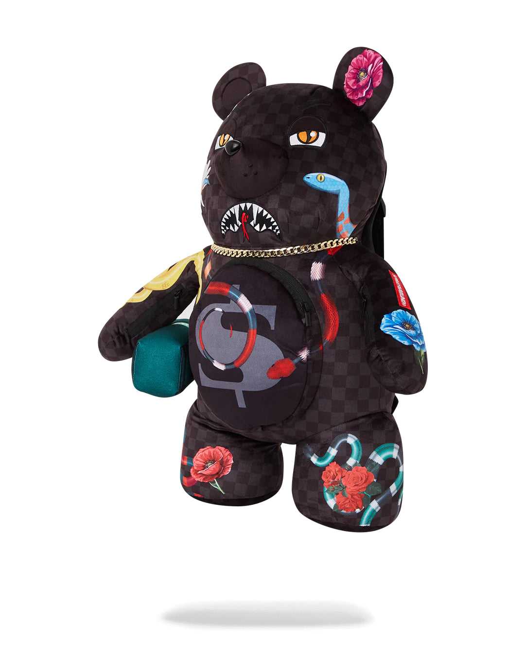 Σακιδια Sprayground Snakes On A Teddy Bear μαυρα | 1502ARBUV