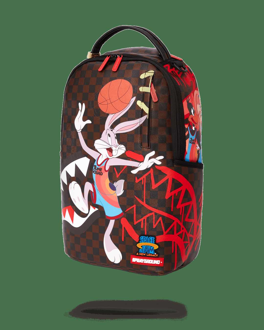 Σακιδια Sprayground Space Jam 2 Checkered καφε | 8230EMWAN