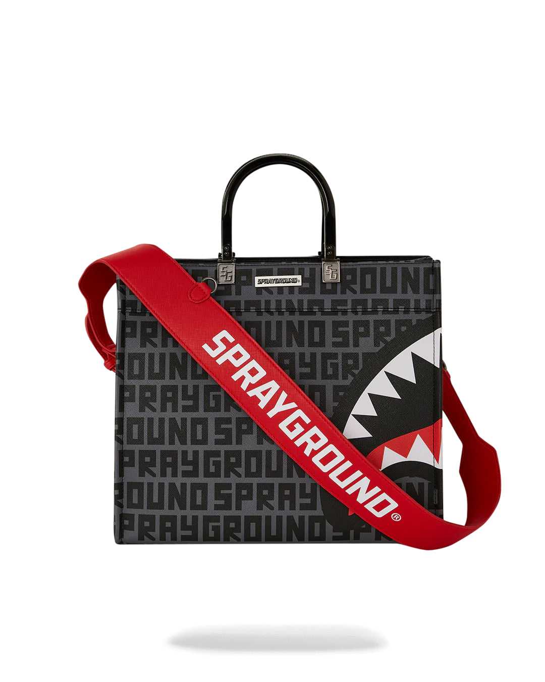 Τσαντεσ Sprayground Split Infinity Check Tortuga Tote γκρι | 2417QGANE