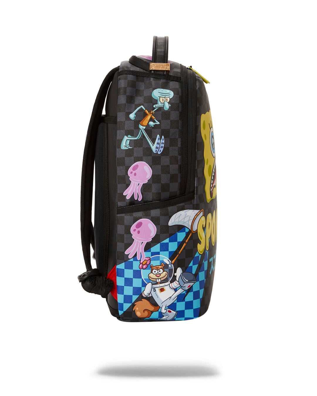 Σακιδια Sprayground Sponge Bob Bubble Checkered 02 Dlxr μαυρα | 8137DNUOM