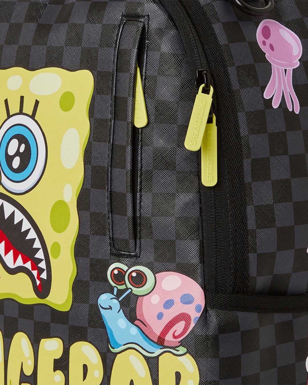 Σακιδια Sprayground Sponge Bob Bubble Checkered 02 Dlxr μαυρα | 8137DNUOM