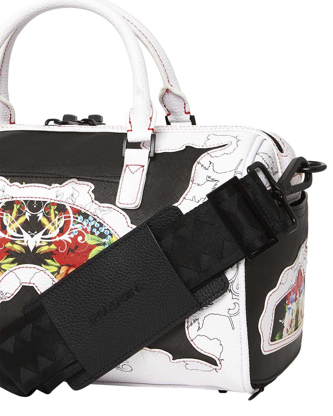 Τσαντεσ Sprayground The Floral Cut Mini Duffle ασπρα | 3817KYOJB