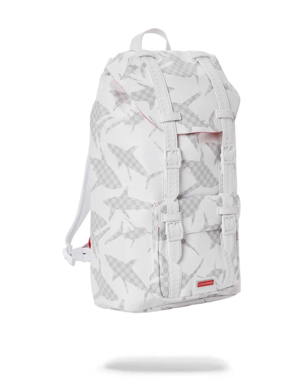 Σακιδια Sprayground The Hills Shark Pattern ασπρα | 7429FKINM