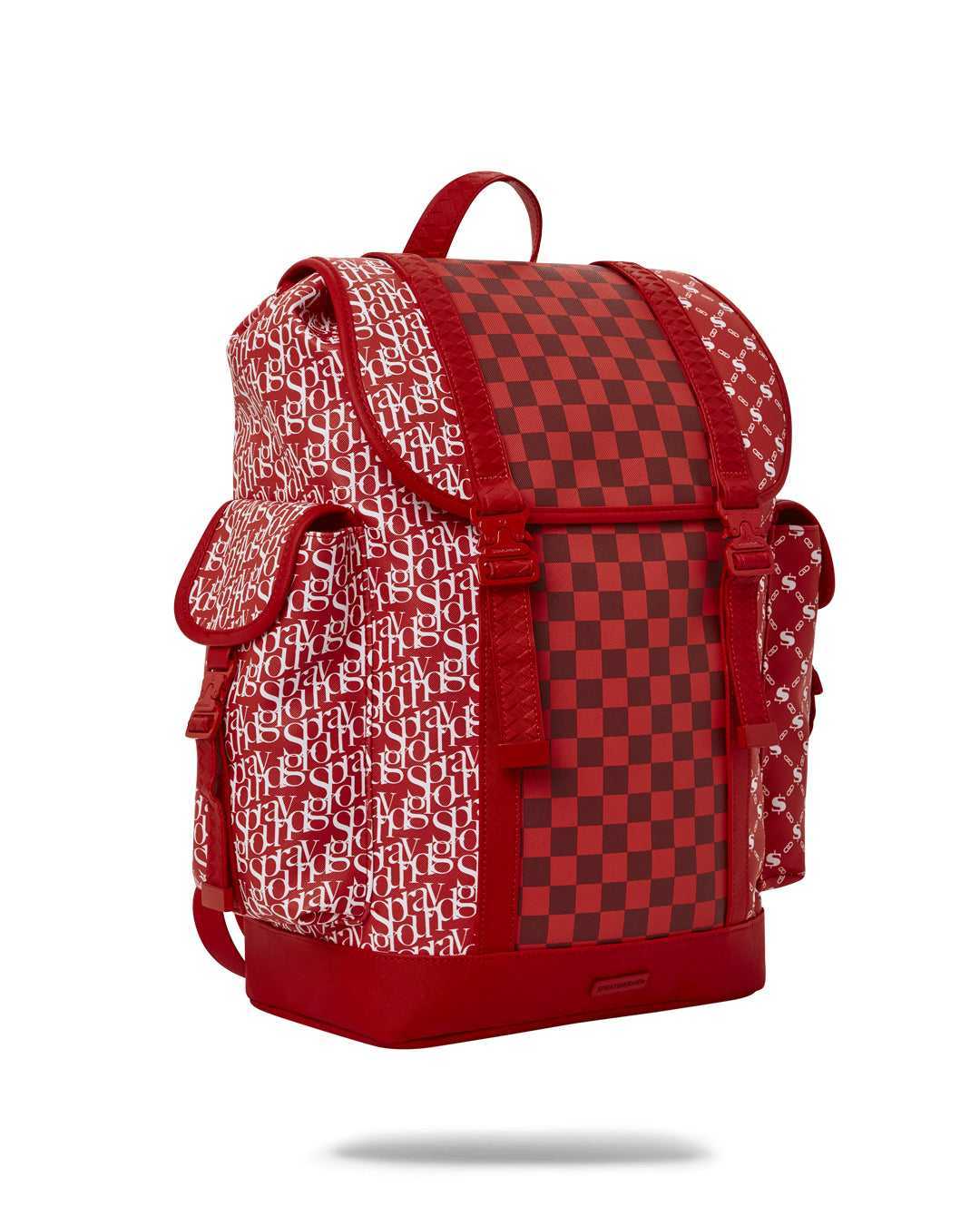 Σακιδια Sprayground Tri Split Monte Carlo κοκκινα | 4195SJKHF