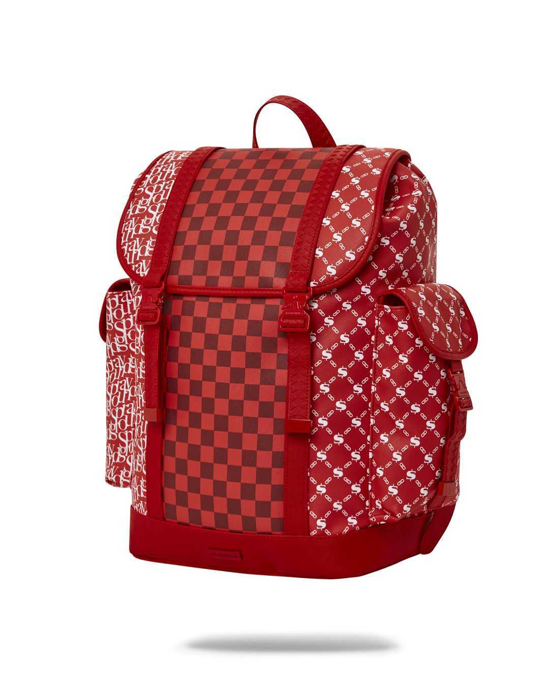 Σακιδια Sprayground Tri Split Monte Carlo κοκκινα | 4195SJKHF