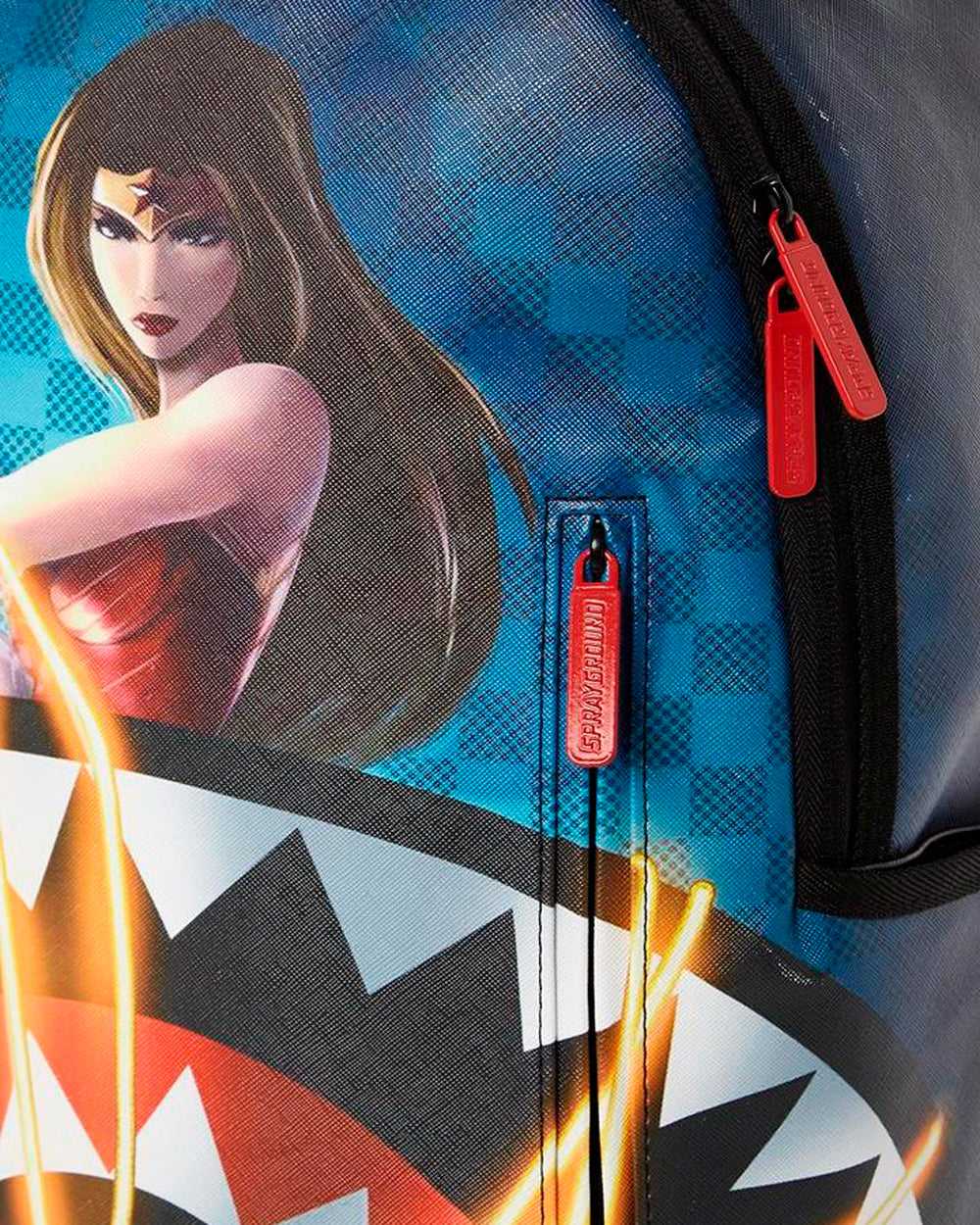 Σακιδια Sprayground Wonder Woman Lasso Shark μαυρα | 6890ZNDPS