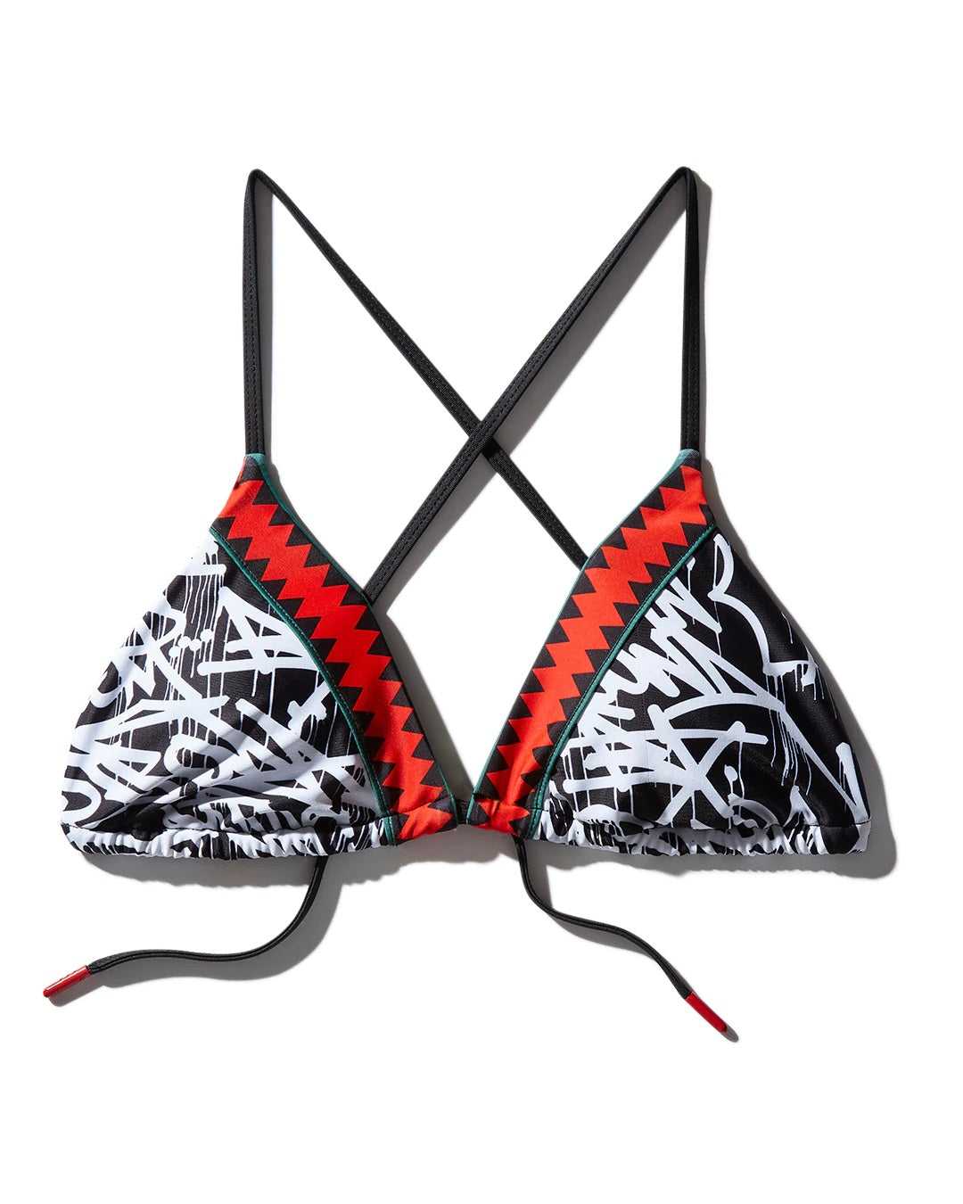 Μαγιό ανδρικα Sprayground 6th Avenue Bikini Top μαυρα | 8160DGUSZ