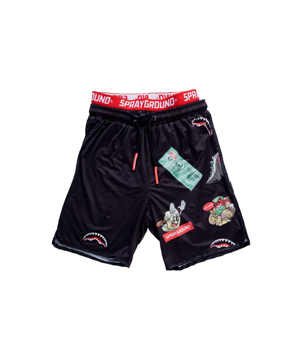 Μαγιό ανδρικα Sprayground Patch All-in Nr 3 Swim Shorts μαυρα | 4279CNGPH