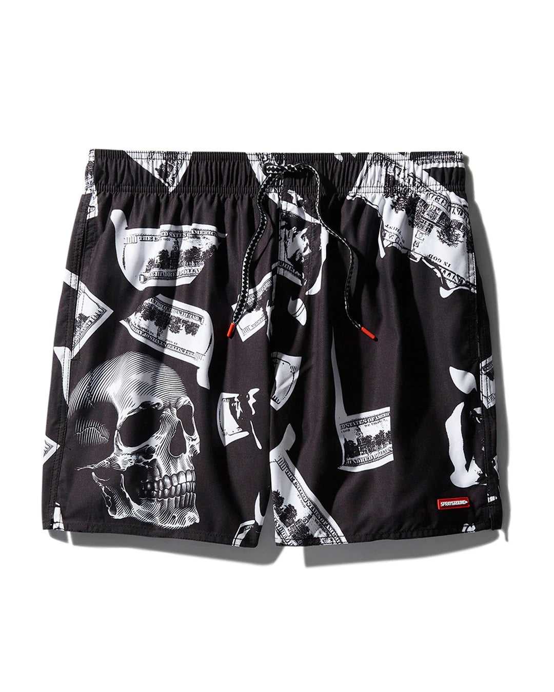 Μαγιό γυναικεια Sprayground Skull Money Swim μαυρα | 1206QHODV