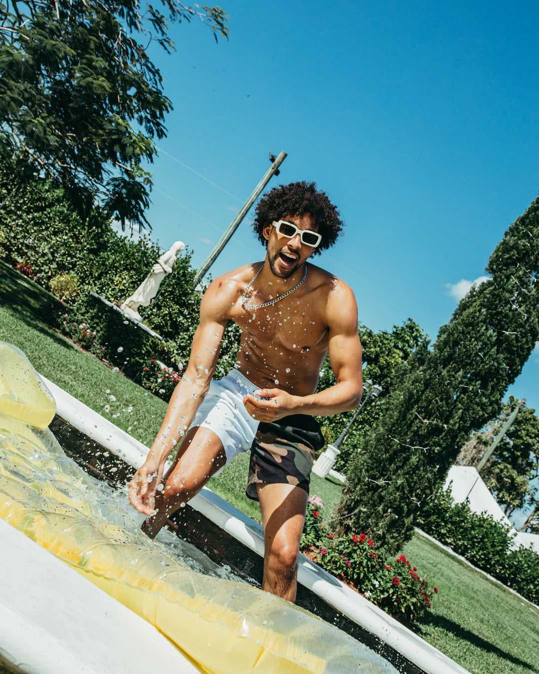 Μαγιό γυναικεια Sprayground Split Weird Swim πρασινο | 2806OMPJB