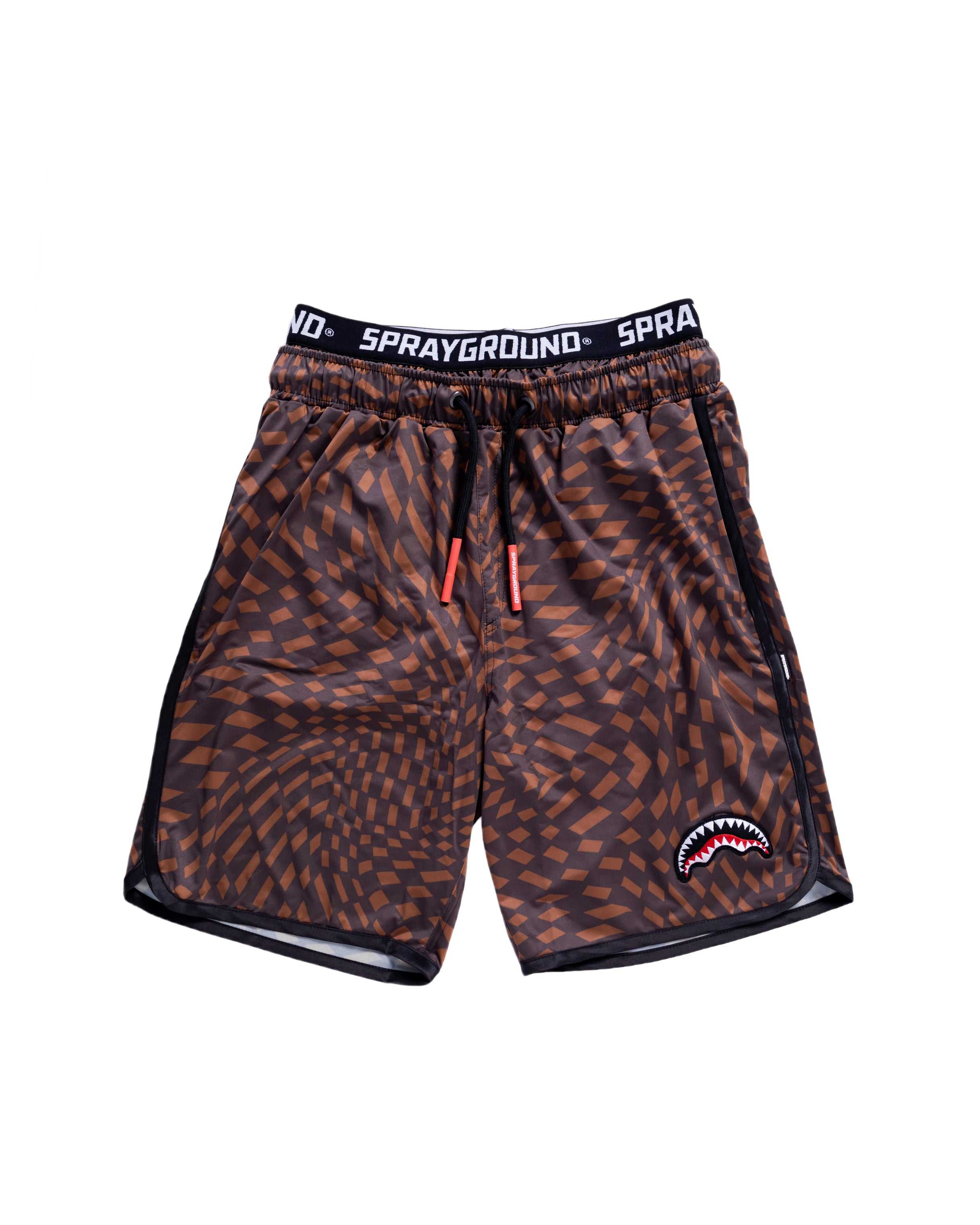 Μαγιό ανδρικα Sprayground Trippy Henny Swim Shorts καφε | 1720YMZNU