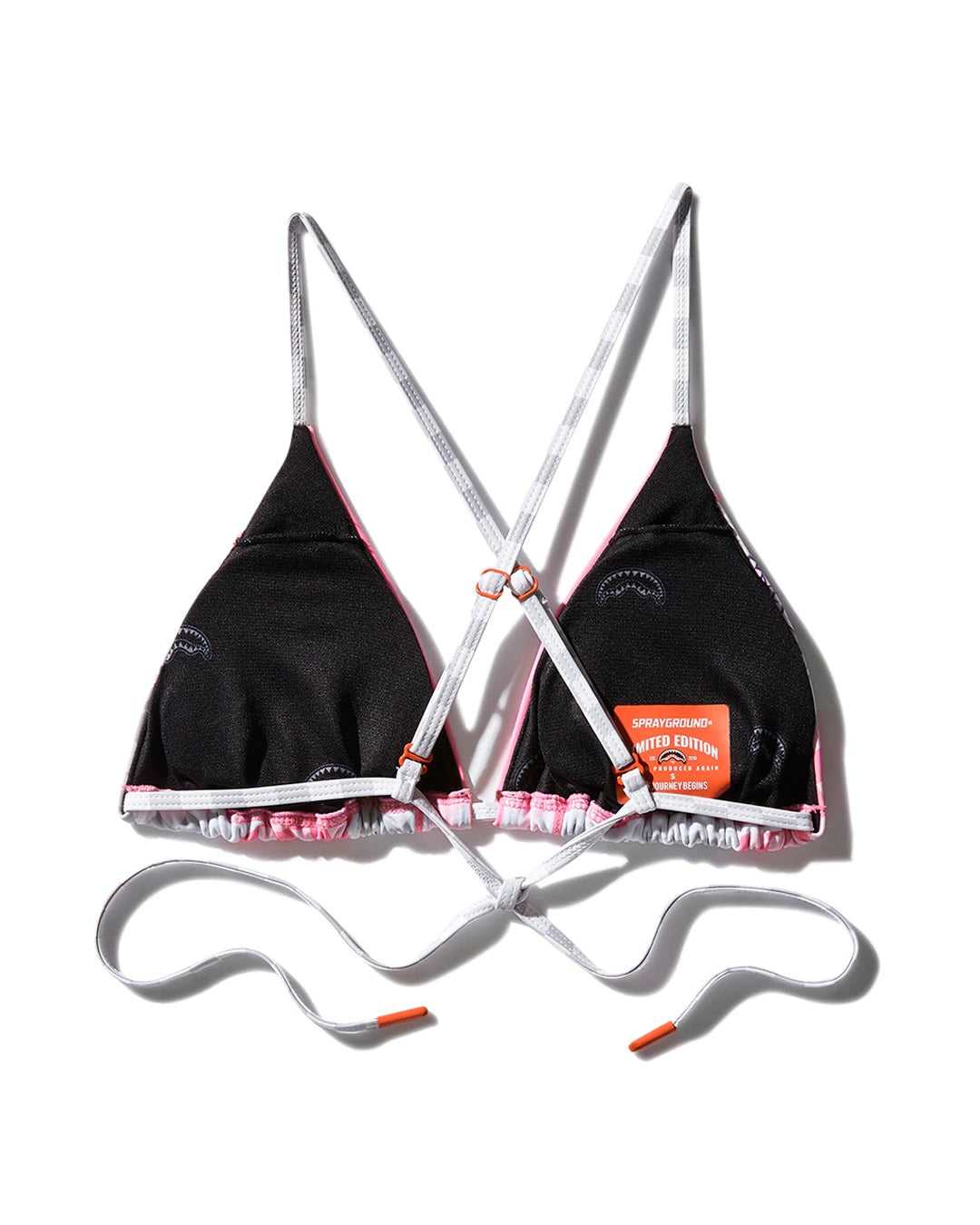 Μαγιό ανδρικα Sprayground Wtf 2.0 Bikini Top ροζ | 7394WXJZC