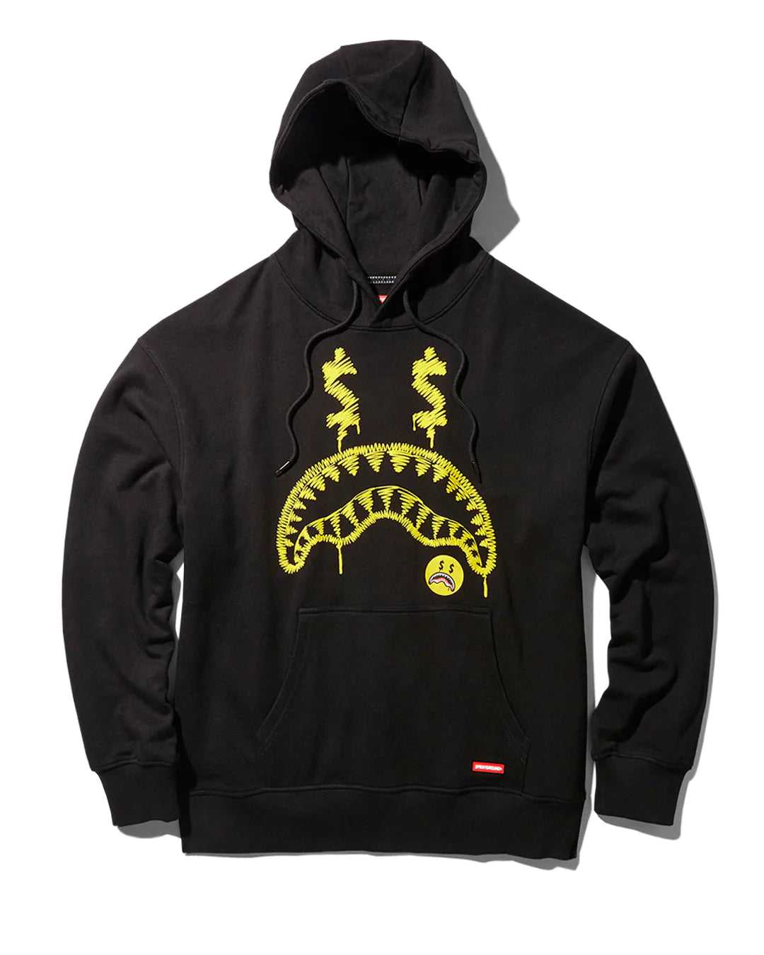 Φουτερ με Κουκουλα ανδρικα Sprayground Money Scribbles Pullover μαυρα | 3548AOGUK